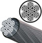 Cable de Acero Blister 7x19 Galvanizado con Forro Nylon Negro