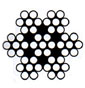 Cables Con Forro De Nylon Negro C.7x19 Galvanizado